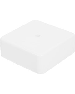 Распределительная коробка открытая 75x75x28 мм 2 ввода IP20 цвет белый Iek