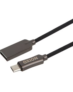 Дата кабель microUSB SC034M цвет чёрный Oxion