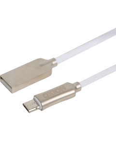Кабель USB micro USB 1 м цвет белый Oxion
