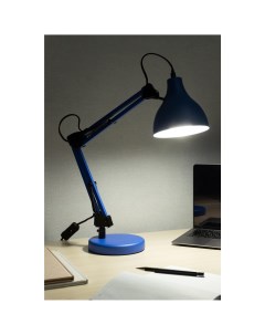 Рабочая лампа настольная Ennis цвет голубой Inspire