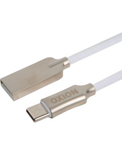 Кабель USB Type C 1 м цвет белый Oxion