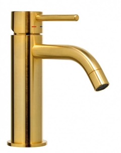 Смеситель для раковины Light LIG071HGSP золото Paffoni