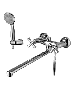 Смеситель для ванны с душевой лейкой Benefit LM2512C хром Lemark