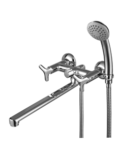 Смеситель для ванны с душевой лейкой Rlus Spirit LM1951C хром Lemark