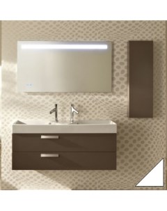 Мебель для ванной комнаты EB1305 G1C Rythmik 120 см 2 ящика для раковины EXM112 Z белый подвесная Jacob delafon