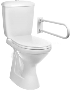 Унитаз-компакт с крышкой Персона Стандарт 42301120012 белый для людей с ограниченными возможностями Оскольская керамика
