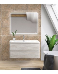 Мебель для ванной комнаты ALBANO 800 2C SO RVB Rovere Vintage Bianco Belbagno