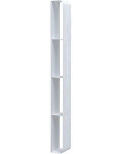 Полка Магнум 15 см белая матовая вертикальная Aquanet