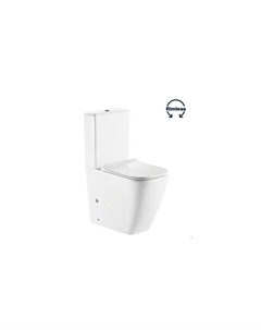 Напольный унитаз Chika CT8708 с крышкой белый Ceruttispa