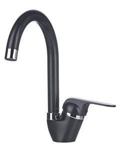 Смеситель для кухни 1024, ЧЁРНЫЙ Granula