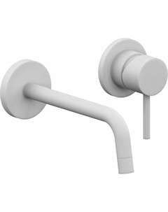 Смеситель для раковины Light LIG006BO70 со встраиваемой частью белый матовый Paffoni