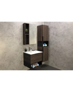 Комплект мебели Франкфурт 4150530 60 см подвесная коричневая Comforty