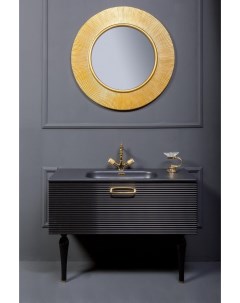 Мебель для ванной комнаты Vallessi Avantgarde 842 100 BG черная золото Armadi art