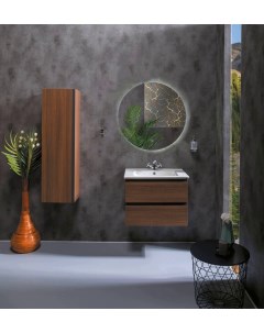 Мебель для ванной комнаты Capolda 849 065 D 65 см тёмное дерево Armadi art