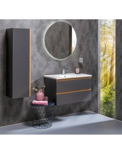 Мебель для ванной комнаты Capolda 849 085 A 80 см антрацит Armadi art