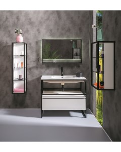 Мебель для ванной комнаты Loft 100 см белая Armadi art