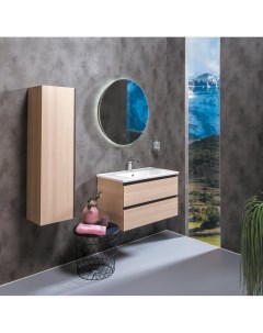 Мебель для ванной комнаты Capolda 849 085 LW 80 см светлое дерево Armadi art