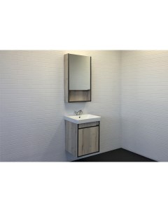 Мебель для ванных комнат Вена 00 00006653 45 см подвесная дуб дымчатый Comforty