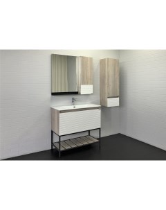 Мебель для ванных комнат Страсбург 00 00006557 91 см напольная белая Comforty