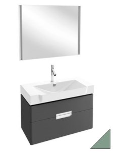 Мебель для ванной комнаты EB1135 G95 Reve 57 см для раковин Е4802 2 ящика оливковый блестящий подвес Jacob delafon