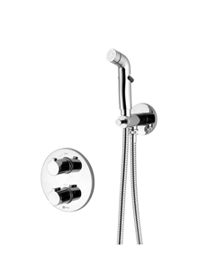 Гигиенический душ со смесителем Yeti LM7819C термостатический с внутренней частью, хром Lemark