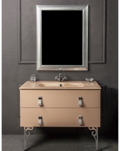 Мебель для ванной комнаты NeoArt 110 Capuccino под столешницу WSG стекло мрамор 2 ящика Armadi art