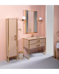 Мебель для ванной комнаты Monaco 100x84 капучино золото Armadi art