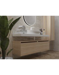 Мебель для ванной комнаты Flat 140 см дуб Armadi art