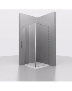 Боковая стенка Z 050 1 100х185 см для душевой двери профиль хром стекло прозрачное 6 мм Rgw