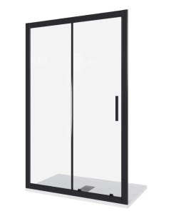 Душевая дверь Cofe 120х190 WTW 120 C B стекло прозрачное профиль черный Good door