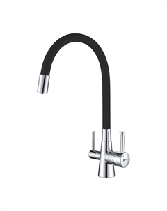 Смеситель для кухни Comfort LM3075C черный хром Lemark