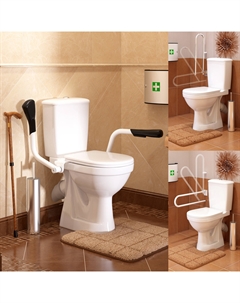 Унитаз-компакт с крышкой Персона Премиум 42301120005 белый для людей с ограниченными возможностями Оскольская керамика