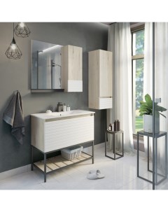 Мебель для ванных комнат Страсбург 00 00007441 91 см напольная белая Comforty