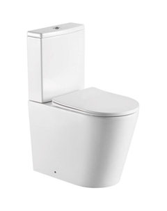 Унитаз-компакт AQ1273S-00 с бачком и крышкой микролифт 36,2 см, белый Aquatek