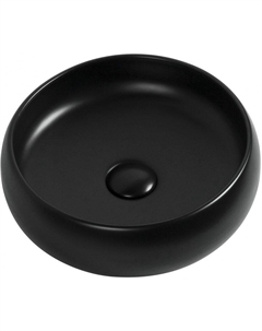 Накладная раковина Round-1-MB 36 см черная матовая Aquanet