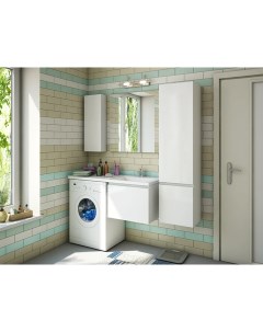 Мебель для ванной комнаты Dallas Luxe 130 подвесная 1 ящ R Эстет