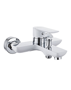 Смеситель для ванны или для душа Arctic AF520-20СW хром, белый Aquanet