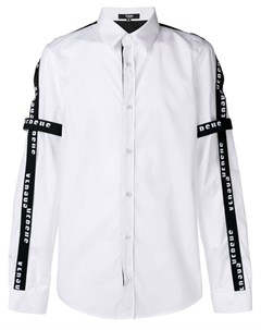 Versus рубашка с полосками с логотипами 48 белый Versus