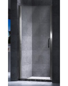Душевая дверь ESDN80LDL 80 см хром прозрачное закаленное стекло Esbano