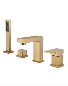 Смеситель для ванны Daheim AF8213G золото матовое Abber