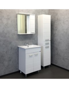 Комплект мебели Модена 00 00001642 61 см напольная белая матовая Comforty