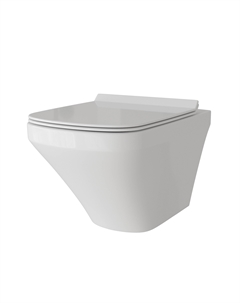 Унитаз подвесной GR-4440S белый, с крышкой микролифт Grossman