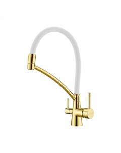 Смеситель для кухни Siegen Si213111-Gw белое золото Paulmark