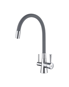 Смеситель для кухни Comfort LM3075C-Gray серый хром Lemark
