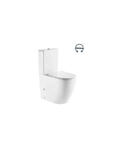 Напольный унитаз Bella CT8709 с крышкой белый Ceruttispa