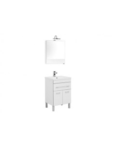 Комплект мебели Верона NEW 58 см напольная 1 ящик 2 дверцы белая Aquanet