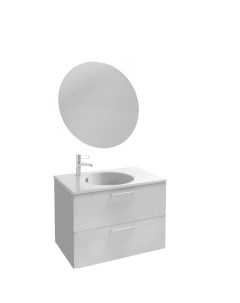 Мебель для ванной комнаты EB2522 R5 N18 Odeon Rive Gauche 80 2 ящика меламин белая ручки хром Jacob delafon