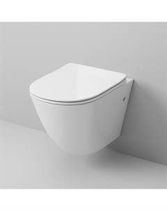 Подвесной унитаз GR-4411S белый глянец, с крышкой микролифт Grossman