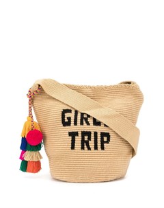 Soraya hennessy плетеная сумка ведро girls trip mochila Soraya hennessy