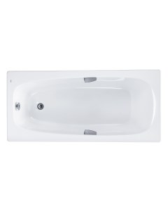 Акриловая ванна Sureste 160x70 прямоугольная с отверстиями для ручек белая ZRU9302787 Roca